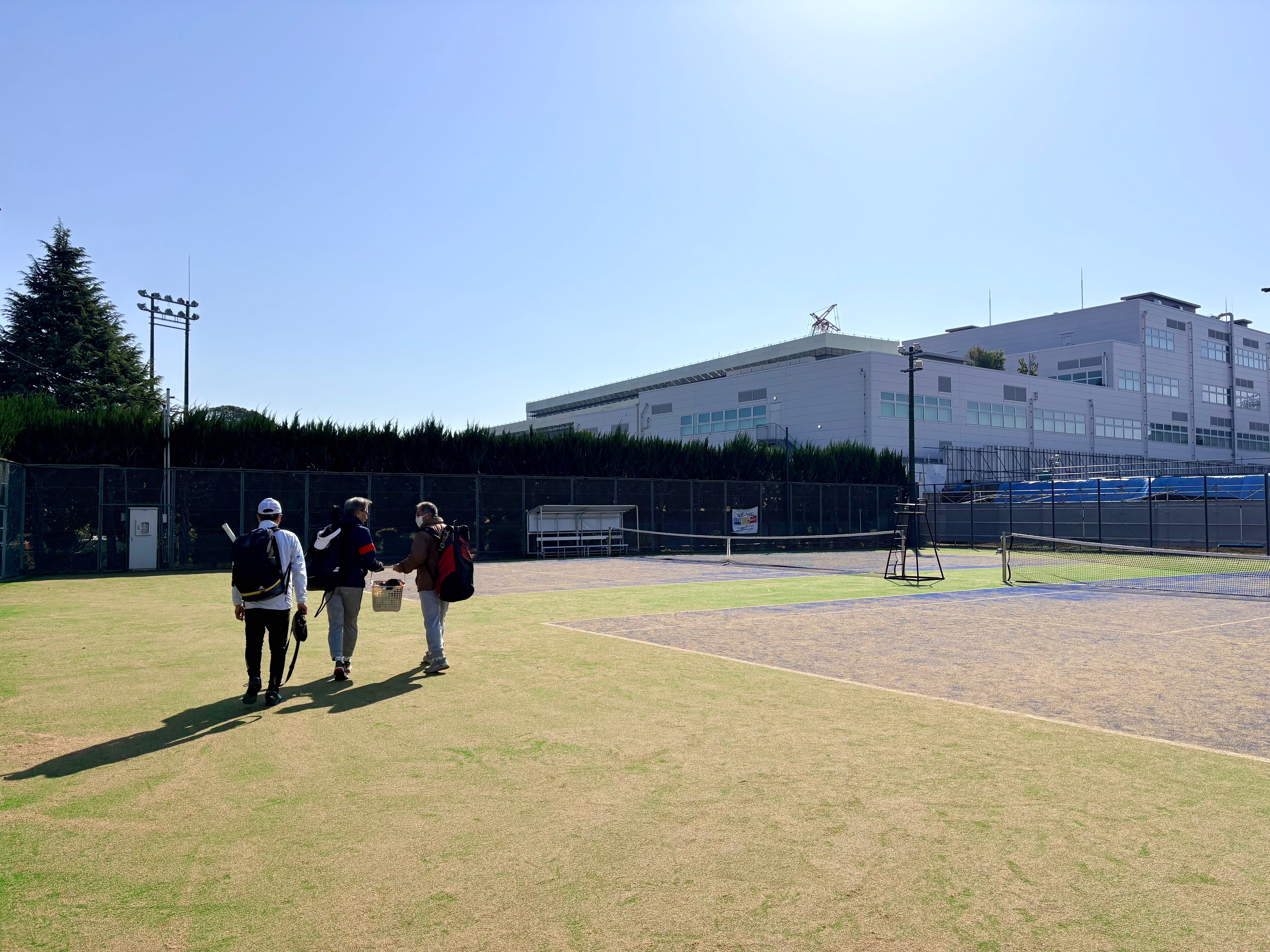 題名「シニアテニス」の写真